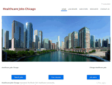 Tablet Screenshot of healthcarejobschicago.com